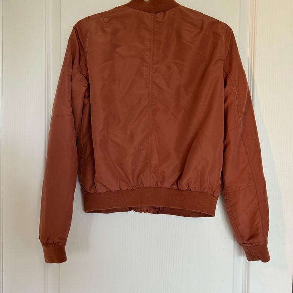 Vero Moda Rust Bomber Jacket - Picture 2 of 4